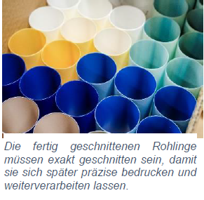 Die fertig geschnittenen
